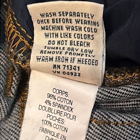 L.L. Bean Women's Dark Wash Classic Fit Comfort Knit Jeans Size 16 - Picture 8 of 9